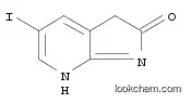 Molecular Structure of 1160112-78-6 (2H-Pyrrolo[2,3-b]pyridin-2-one,1,3-dihydro-5-iodo-)